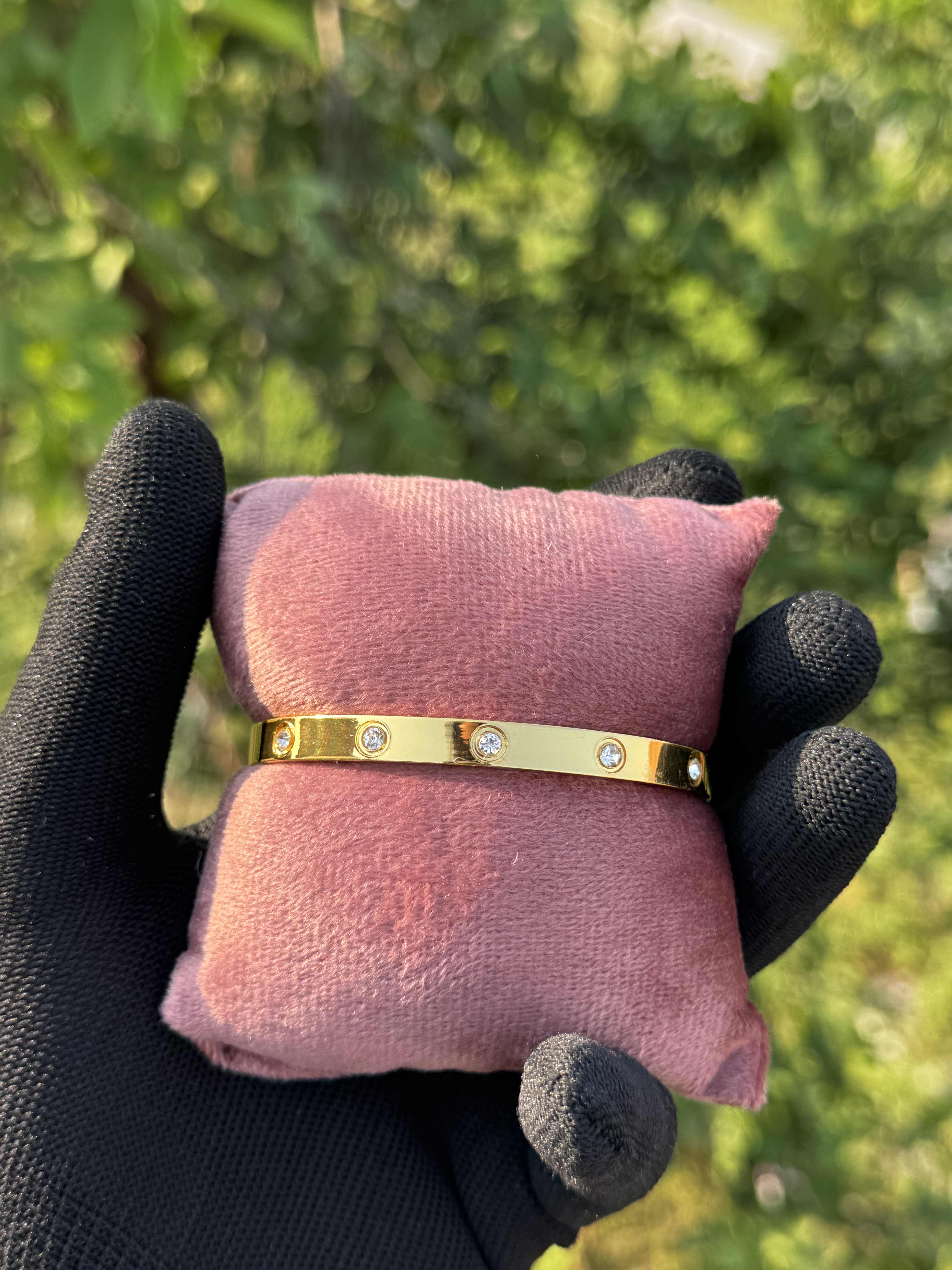 Celeste Crystal Gold Bracelet