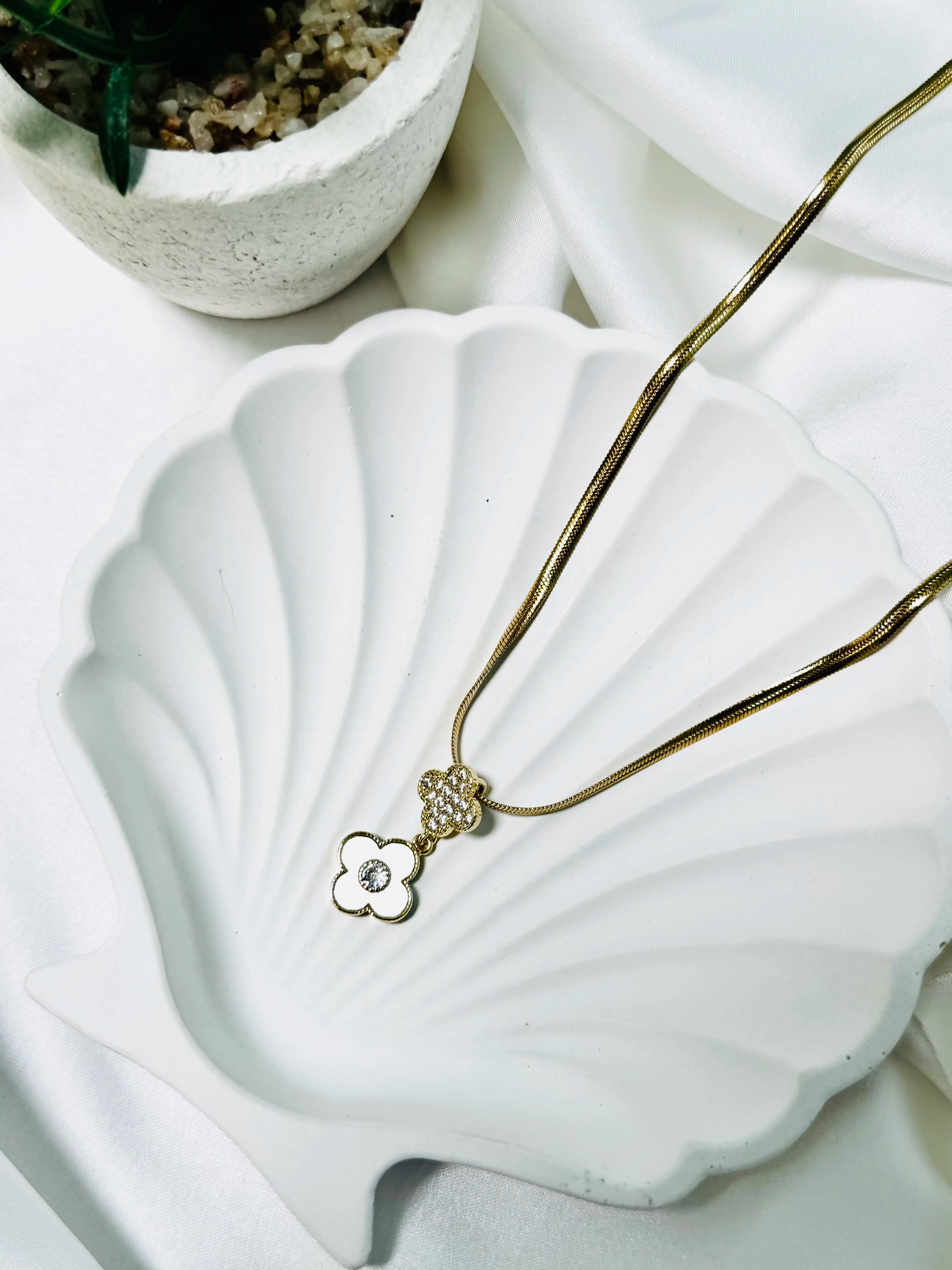 Clover Charm Necklace