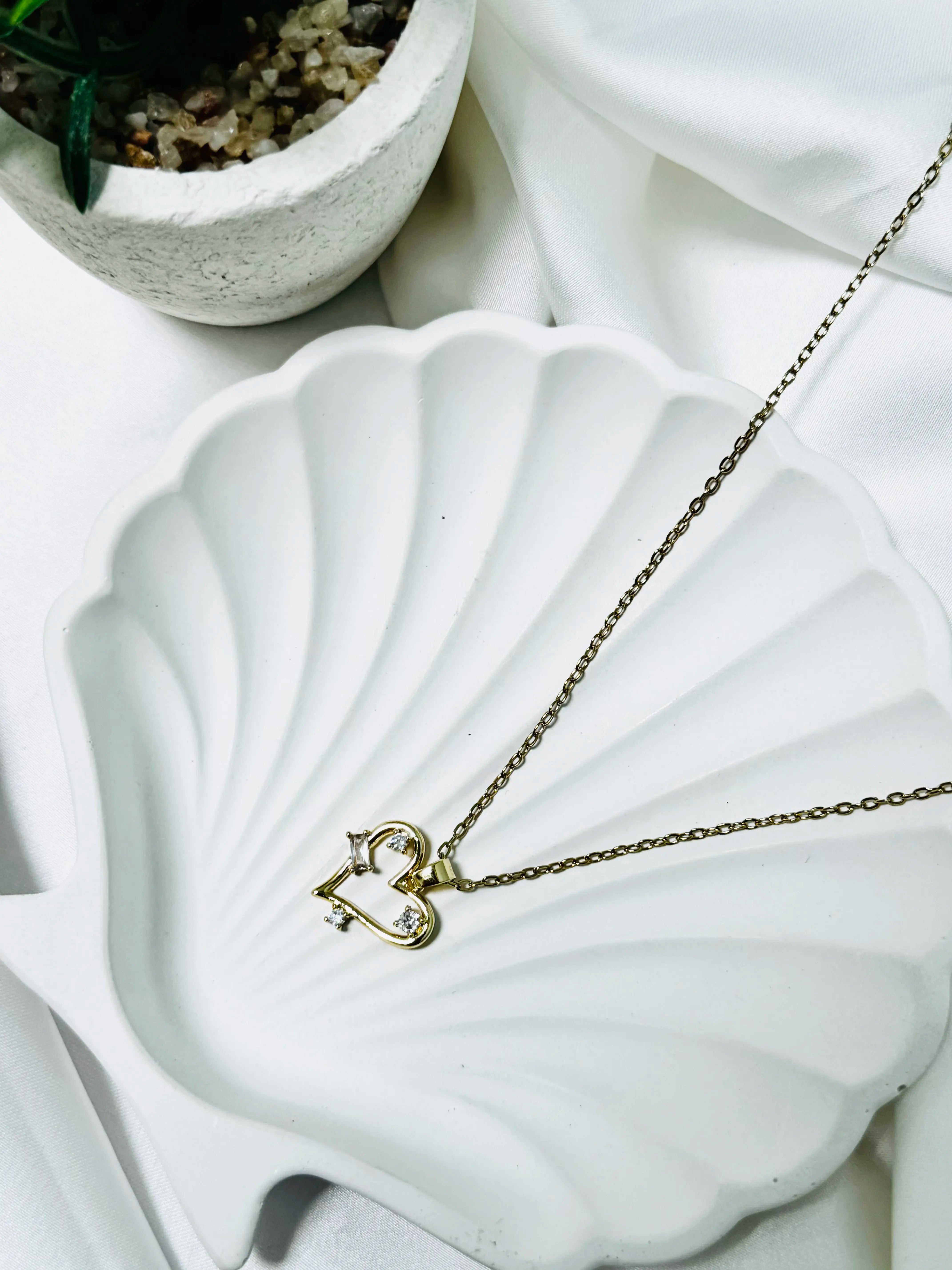 Celeste Heart Necklace