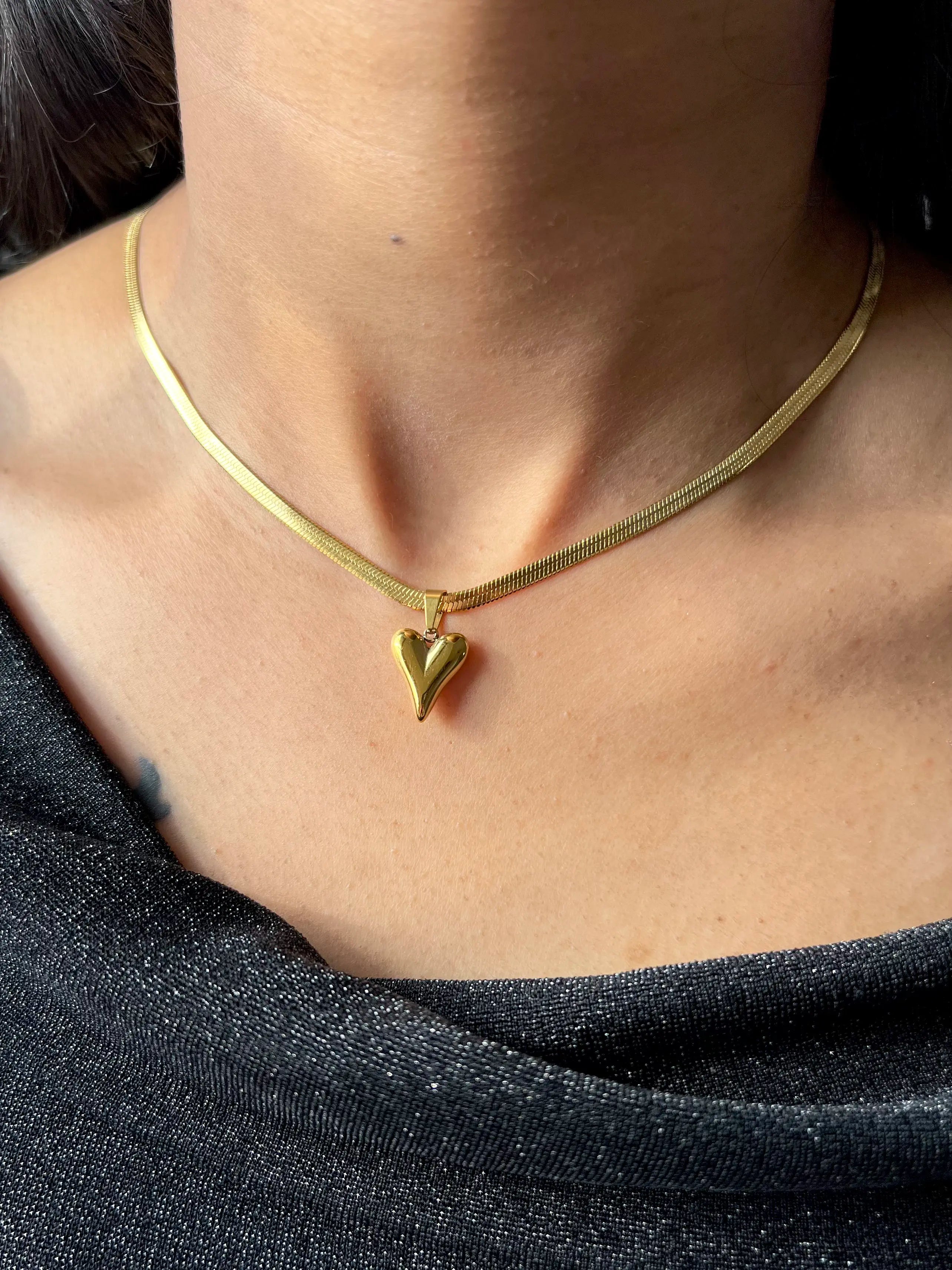 Mi Amor Snake Chain Necklace