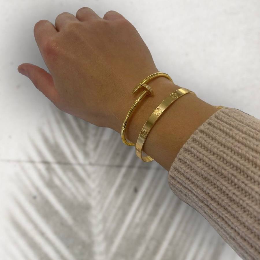 Gold Anti-Tarnish Bracelet Stack